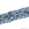 Kyanite Chip Beads, 34 Inch Chip Strands, Drilled Strung Nugget Beads, 3-7mm, Polished, GemMartUSA (CHKY-70001)